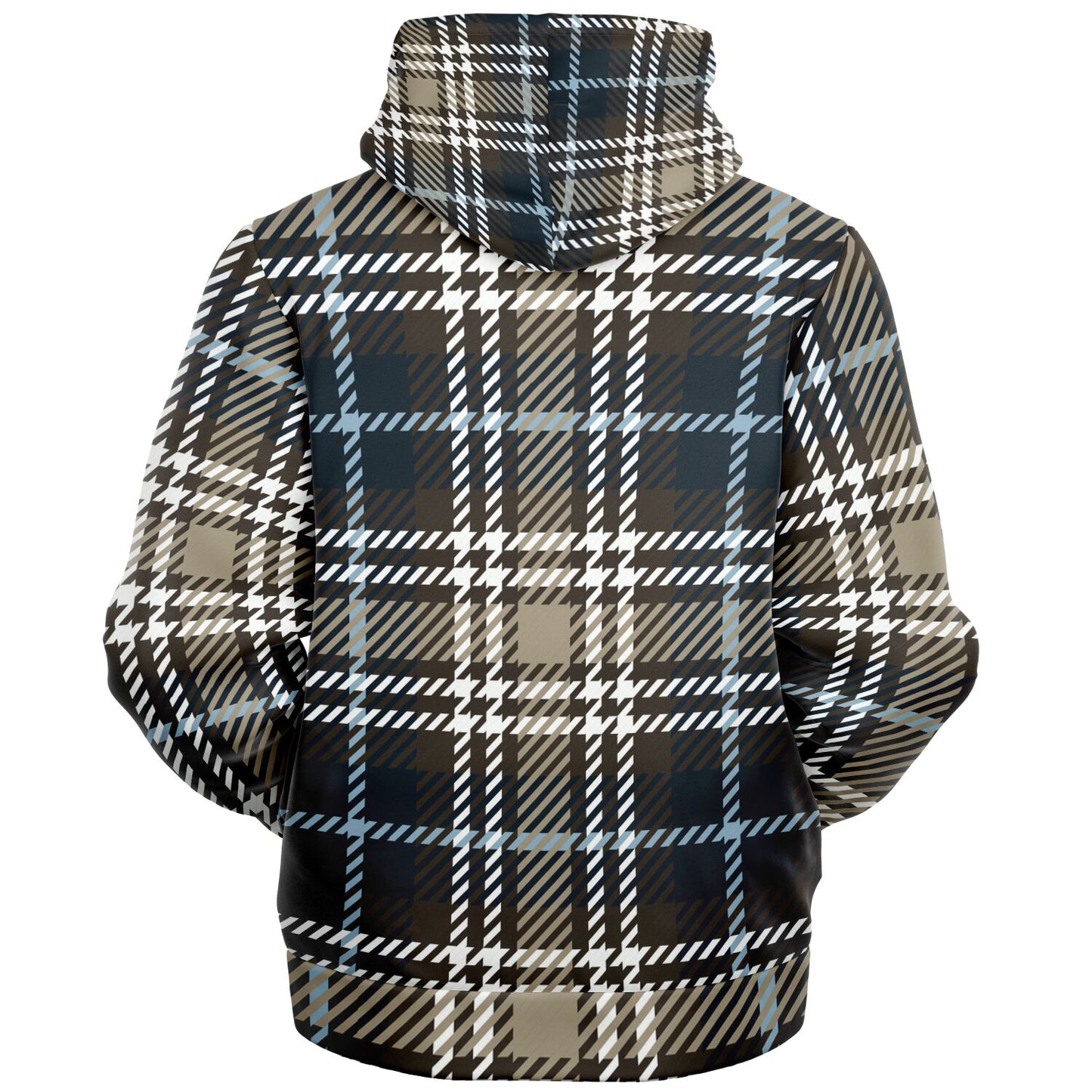 Hooman Microfleece Hoodie | Classic Blue Tartan