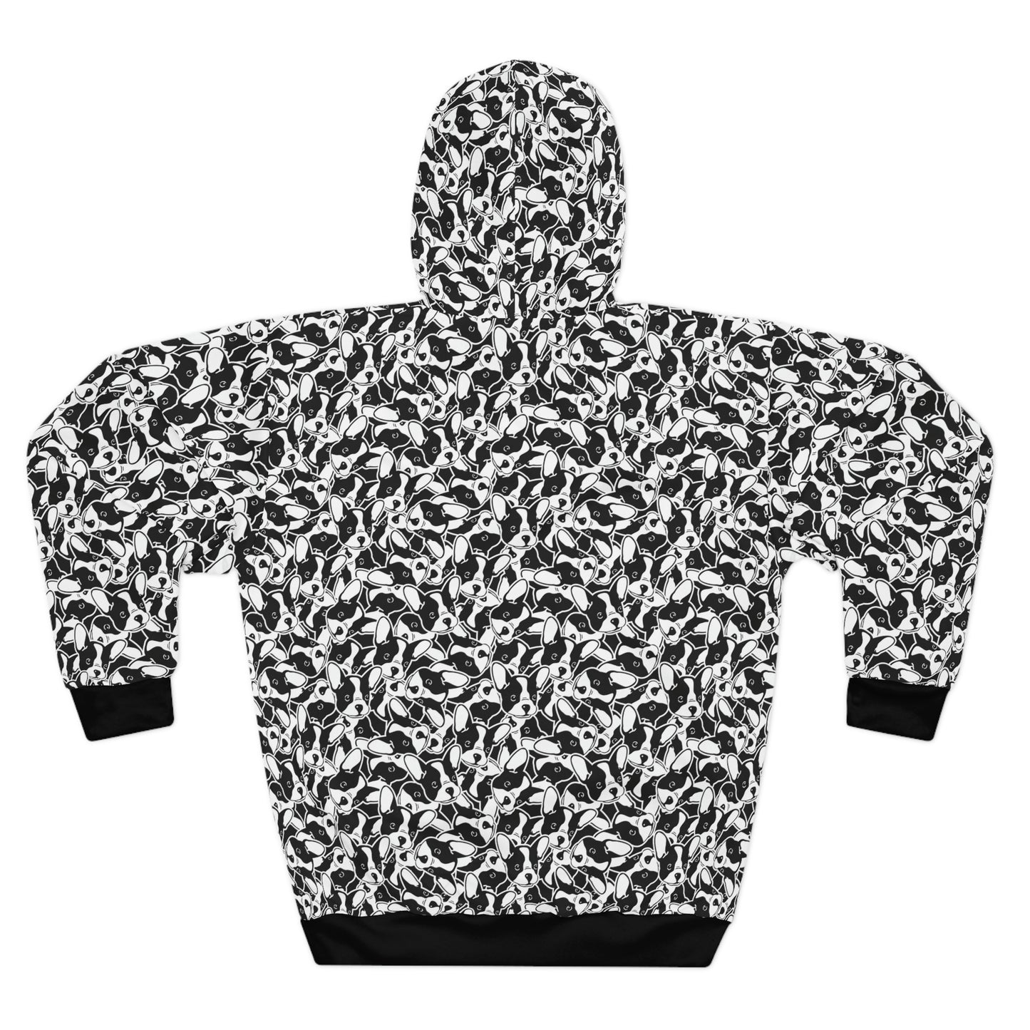 Frenchie Life Unisex All Over Print Pullover Hoodie