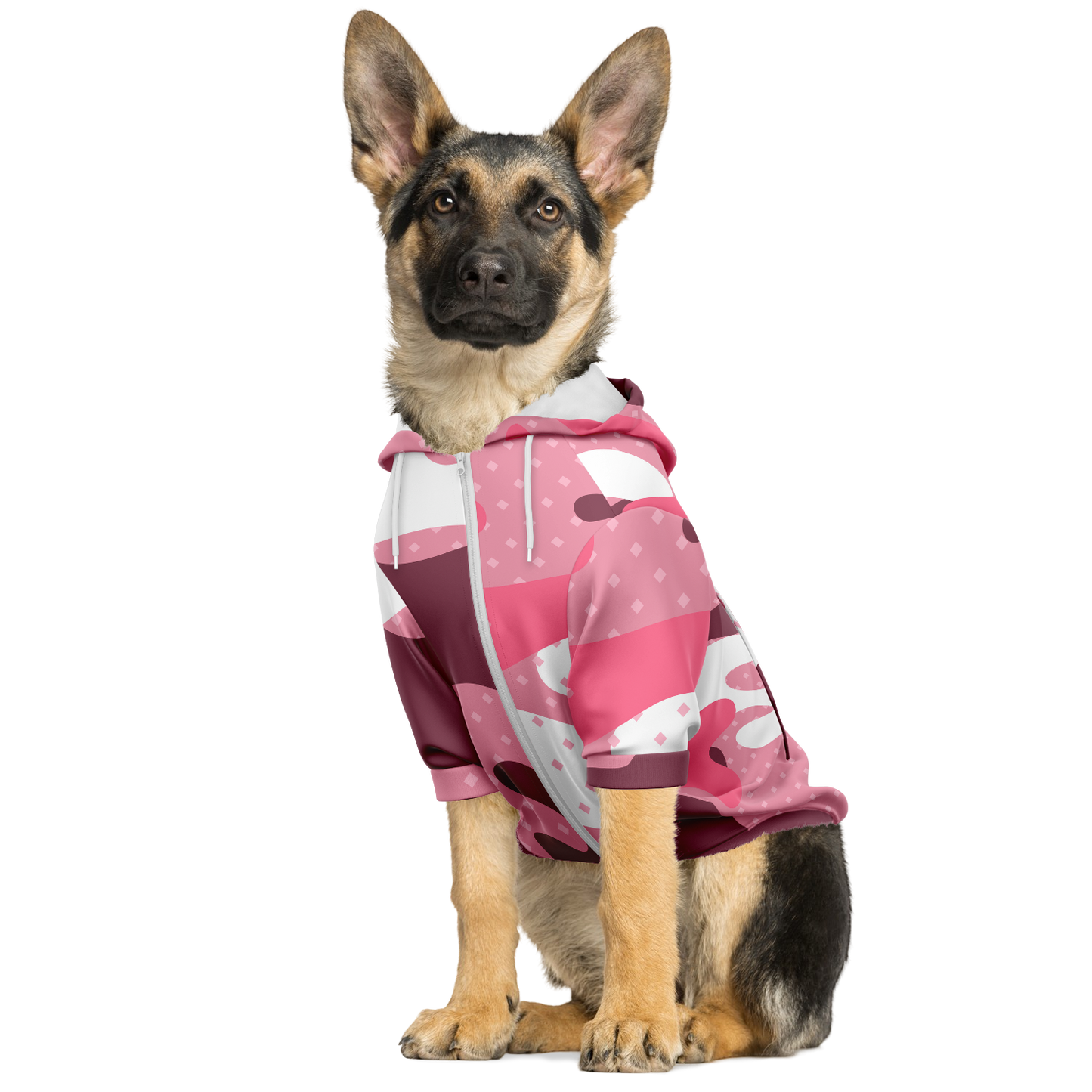 Camo-Dog Hoodie | Strawberry Sundae Camo