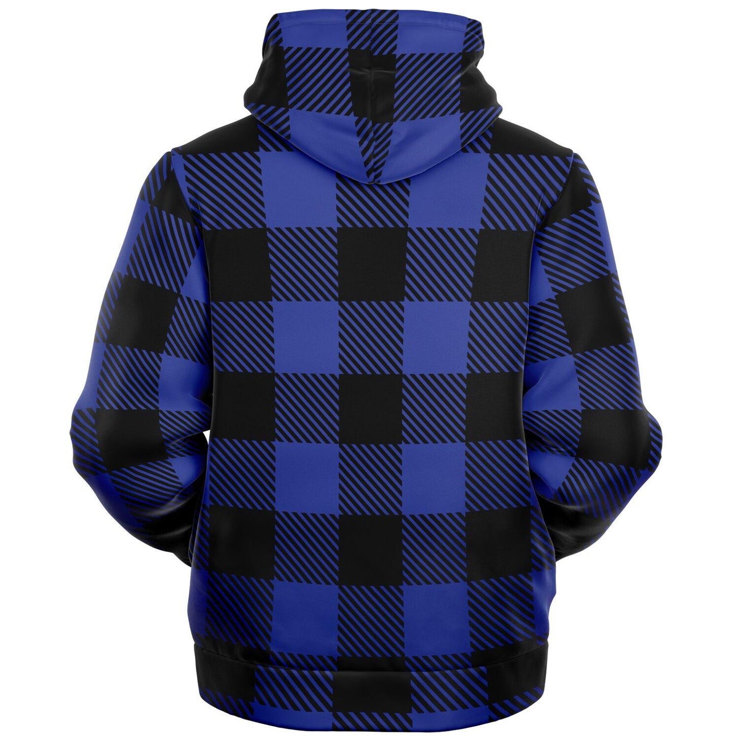 Classic Buffalo Plaid Dog Hoodie | Traditional Blue