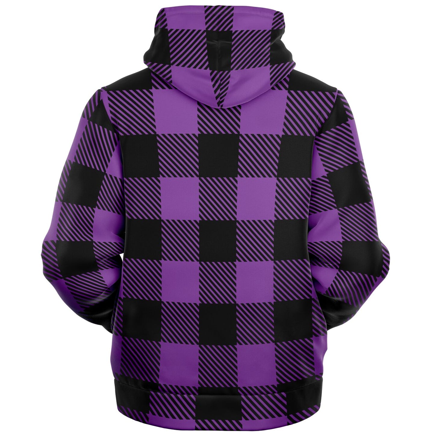 Classic Buffalo Plaid Dog Hoodie | Royal Purple