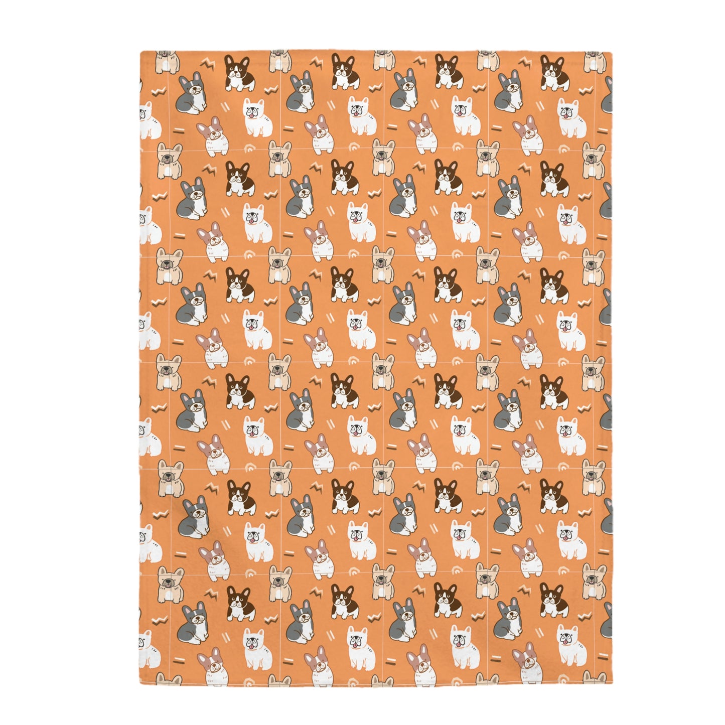 Velveteen Plush Blanket | All Colors Frenchie