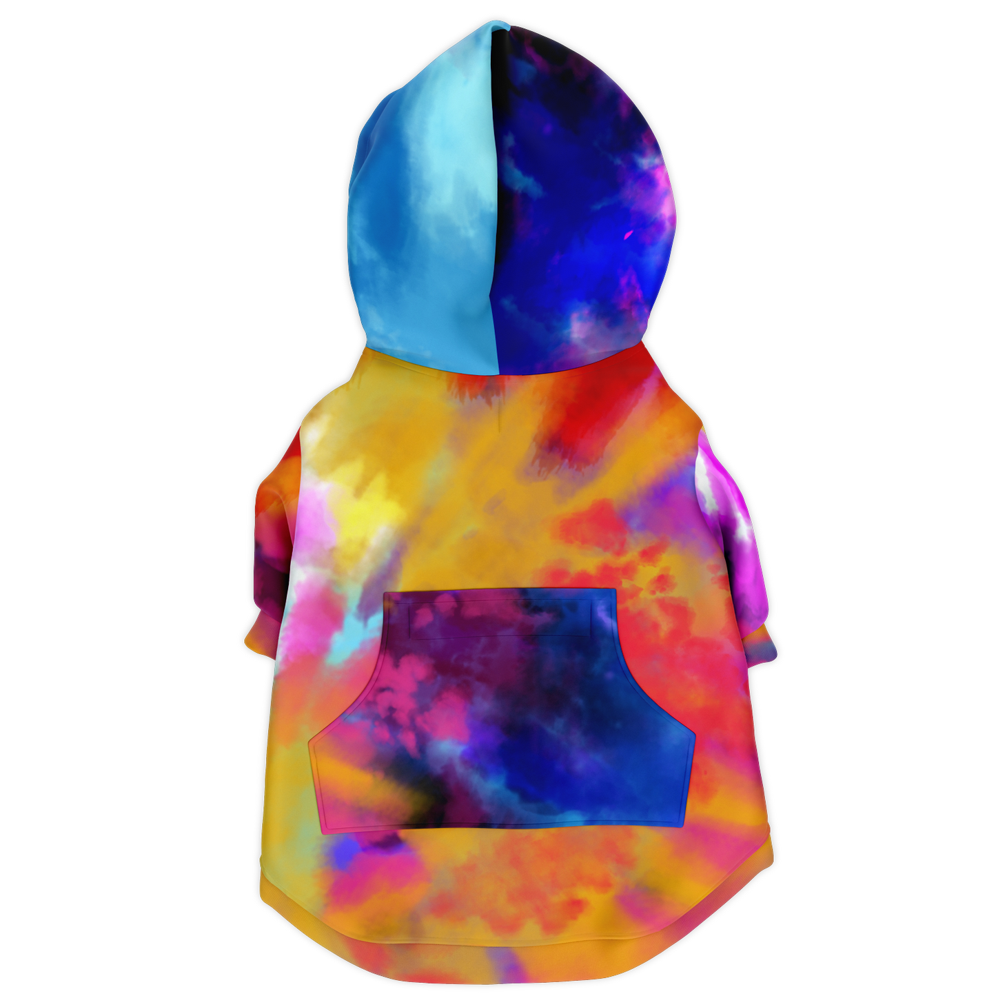 To-Dye-For Dog Hoodie | Electric Carnival