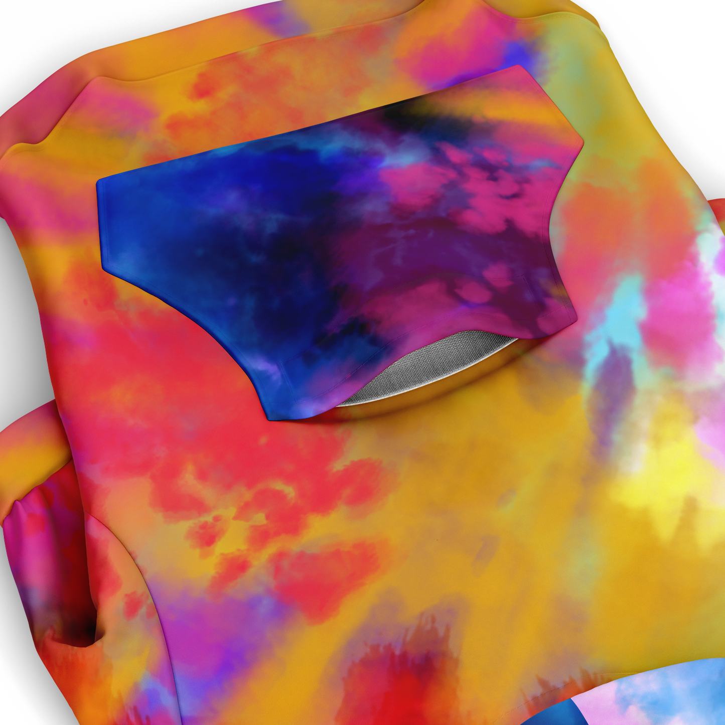 To-Dye-For Dog Hoodie | Electric Carnival