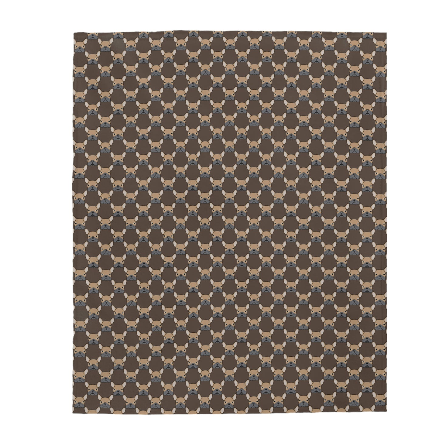 Velveteen Plush Blanket | Fawn Frenchie