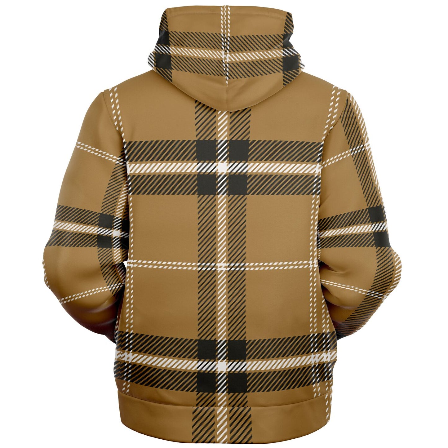 Hooman Microfleece Hoodie | Sand Tartan