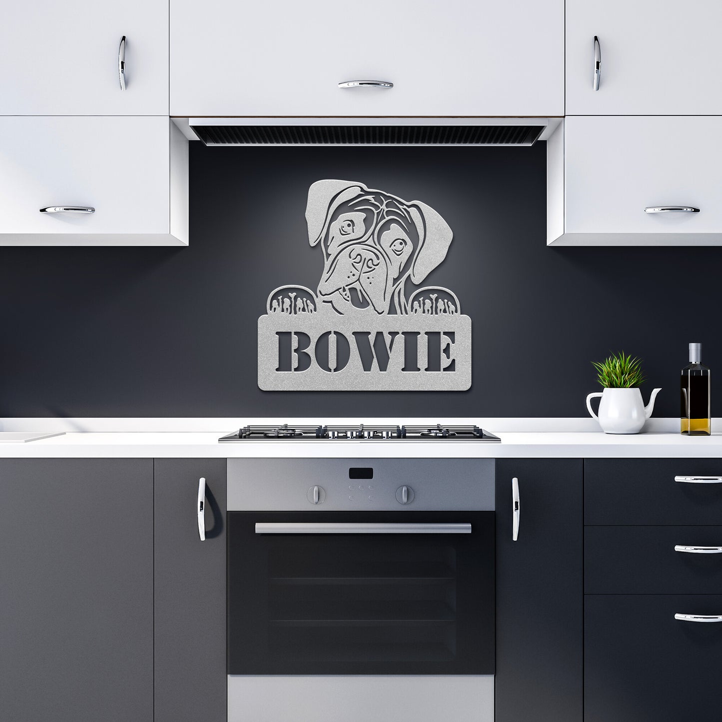Personalized Boxer Metal Wall Art