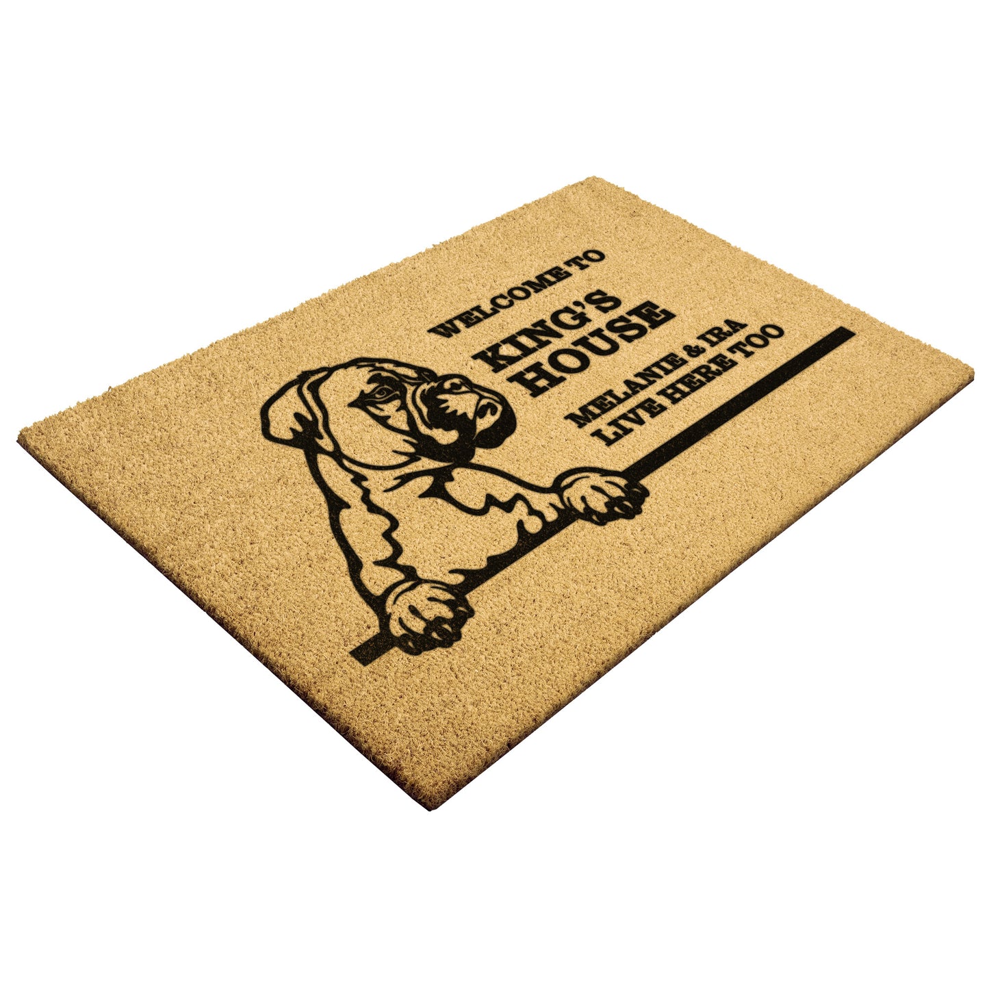 Personalized Dog Doormat | Boxer