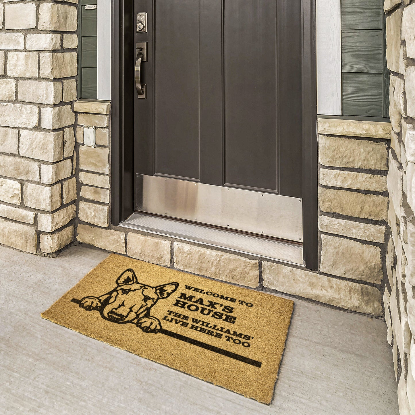 Personalized Dog Doormat | Bull Terrier