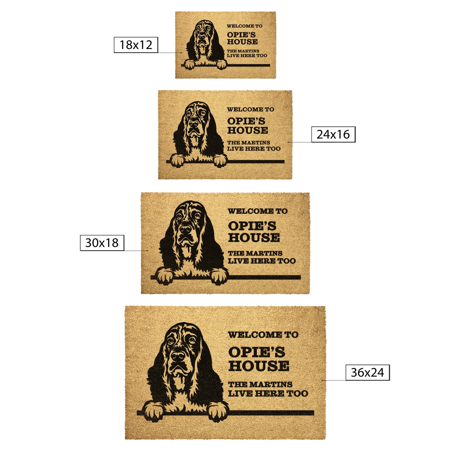 Personalized Dog Doormat | English Springer Spaniel