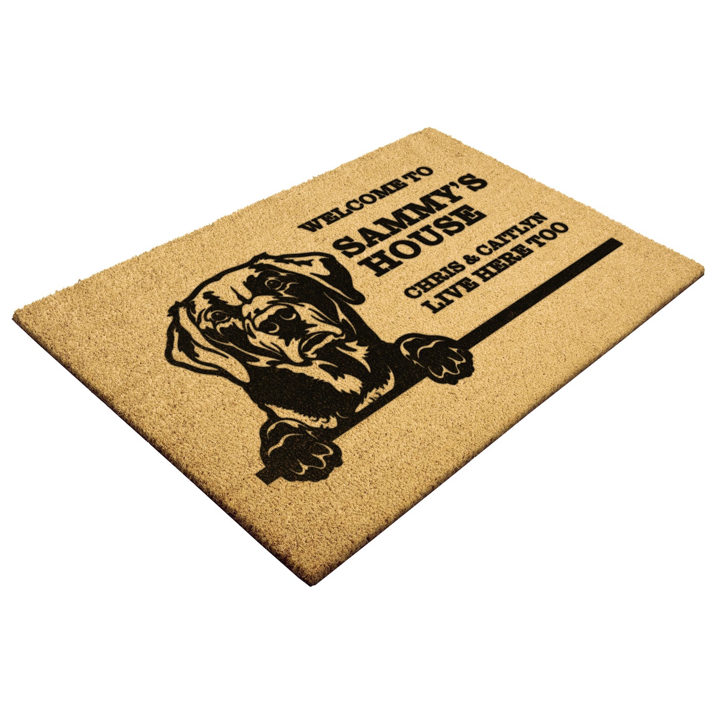 Personalized Dog Doormat | Labrador Retriever