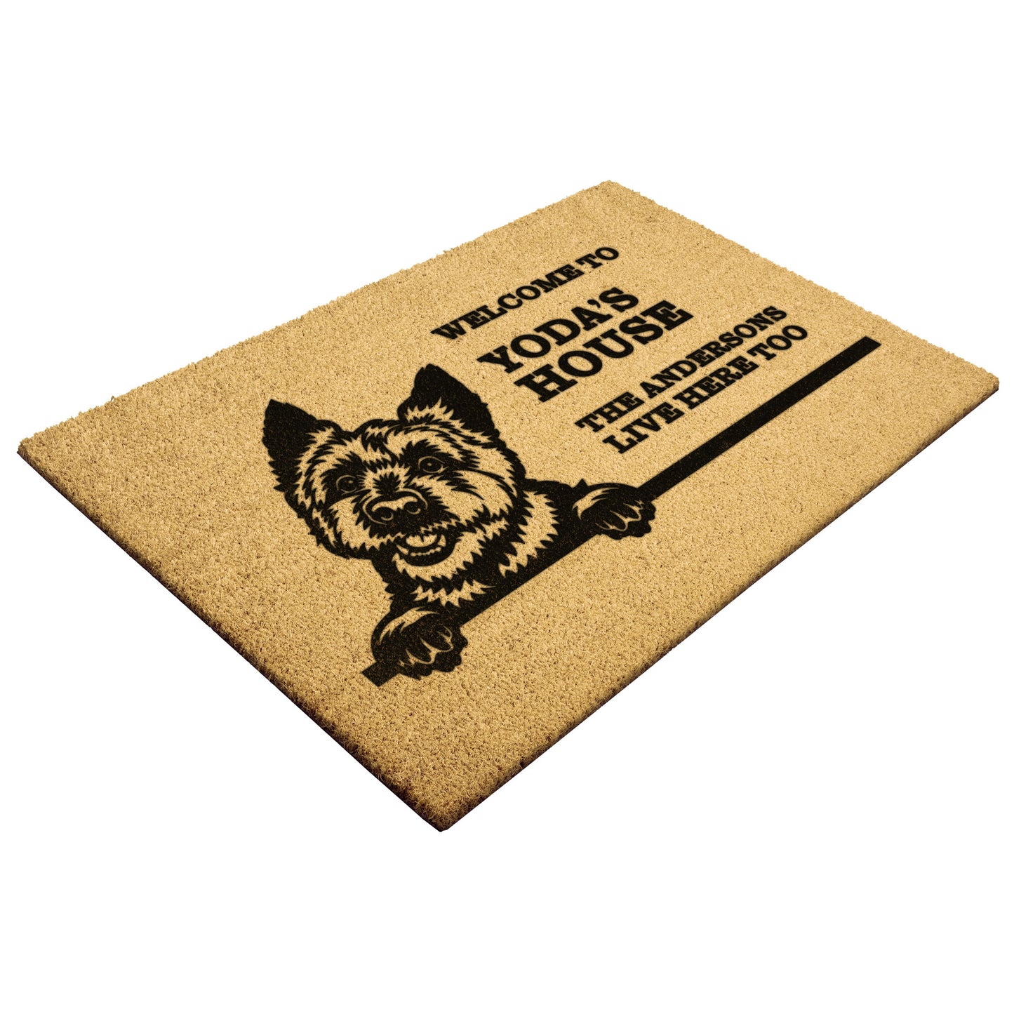Personalized Dog Doormat | Yorkie