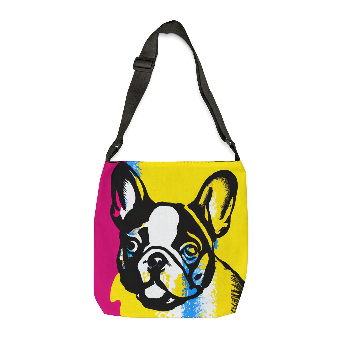 Frenchie Pop Art Print Tote Bag | Screen Print