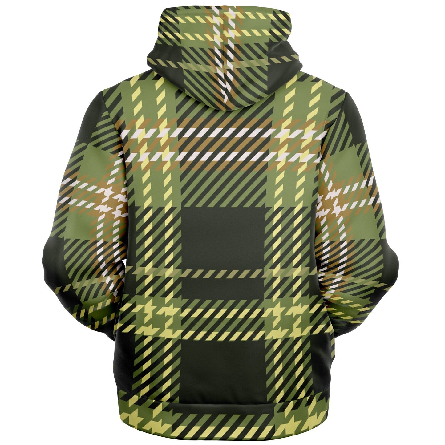 Hooman Microfleece Hoodie | Deep Forest Tartan