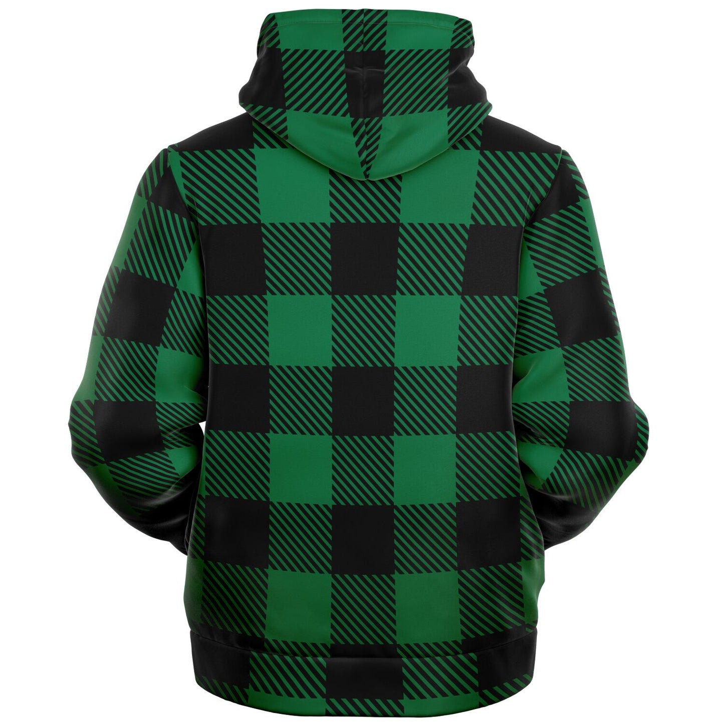Classic Buffalo Plaid Dog Hoodie | Traditional Green