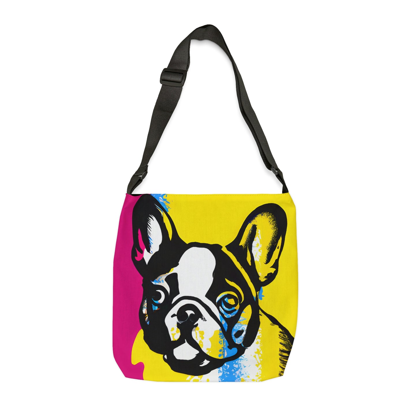 Frenchie Pop Art Print Tote Bag | Screen Print