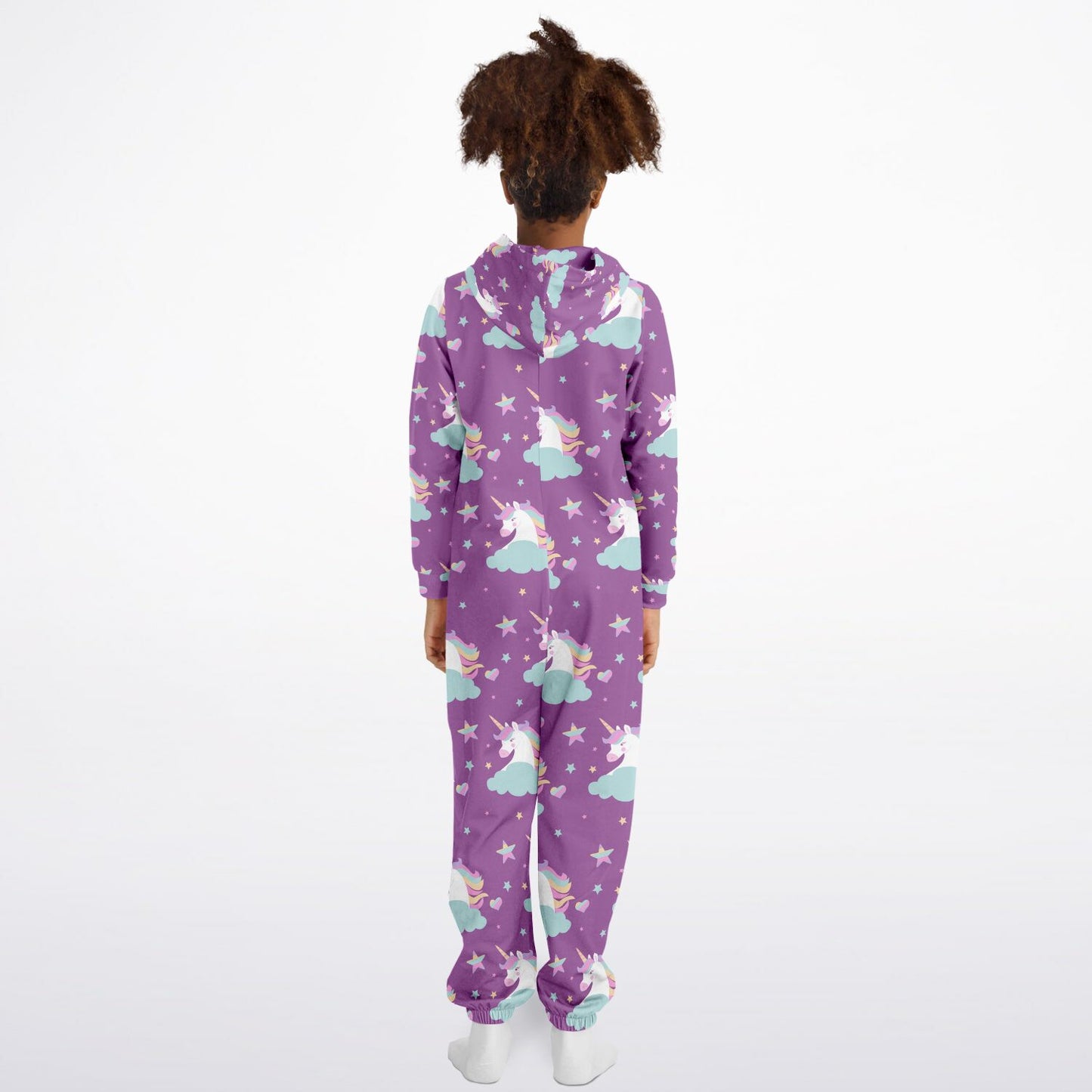 Youth Jumpsuit | Purple Unicorns