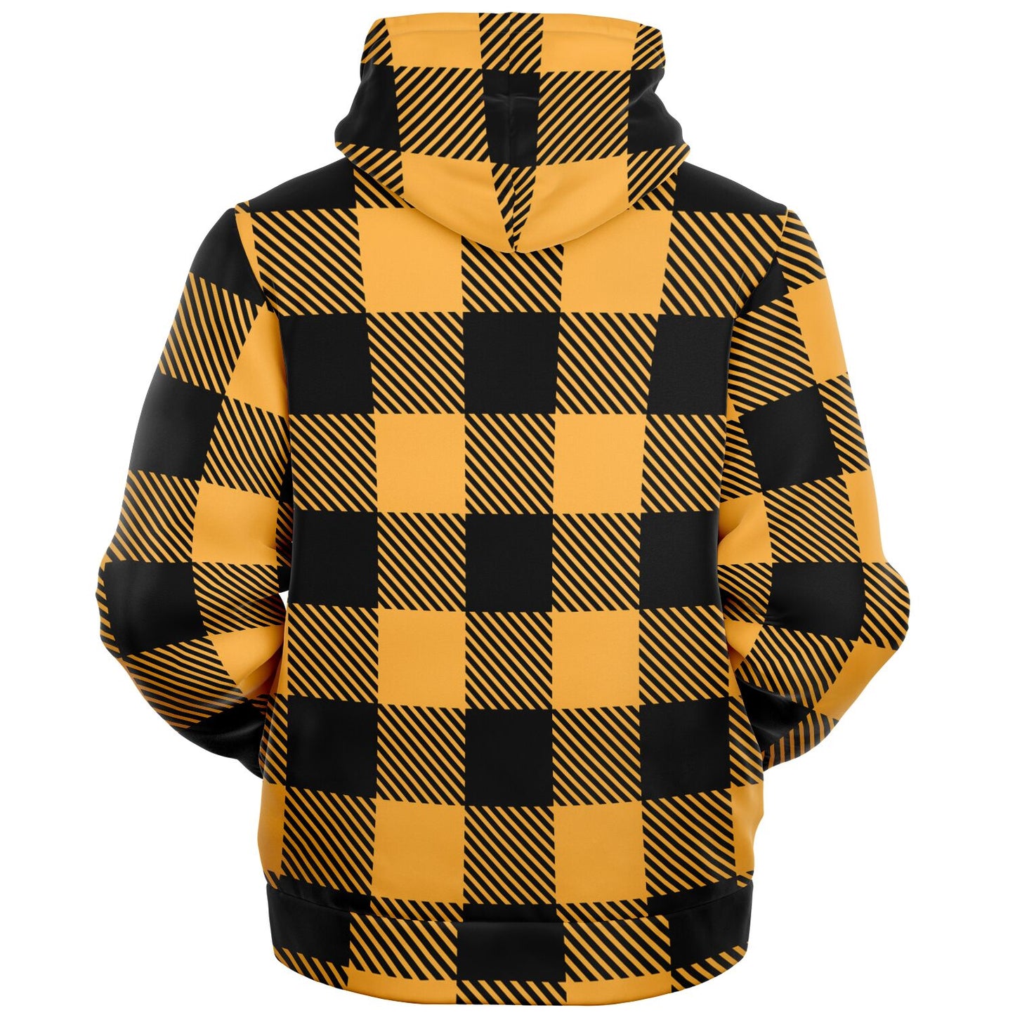 Classic Buffalo Plaid Dog Hoodie | Traditional Yellow