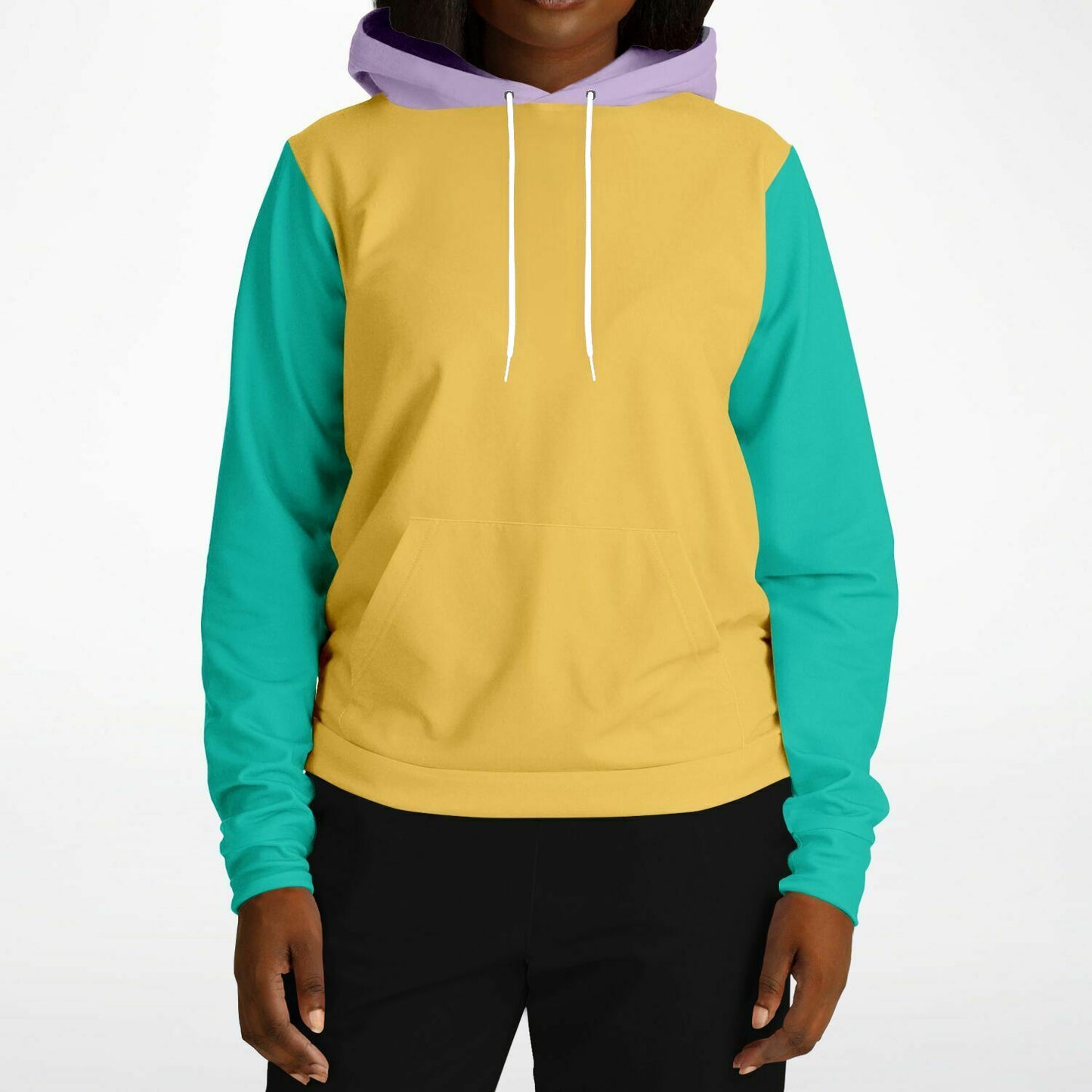 Hand-Made Color Block Hoodie | Hooman | Morning Glory
