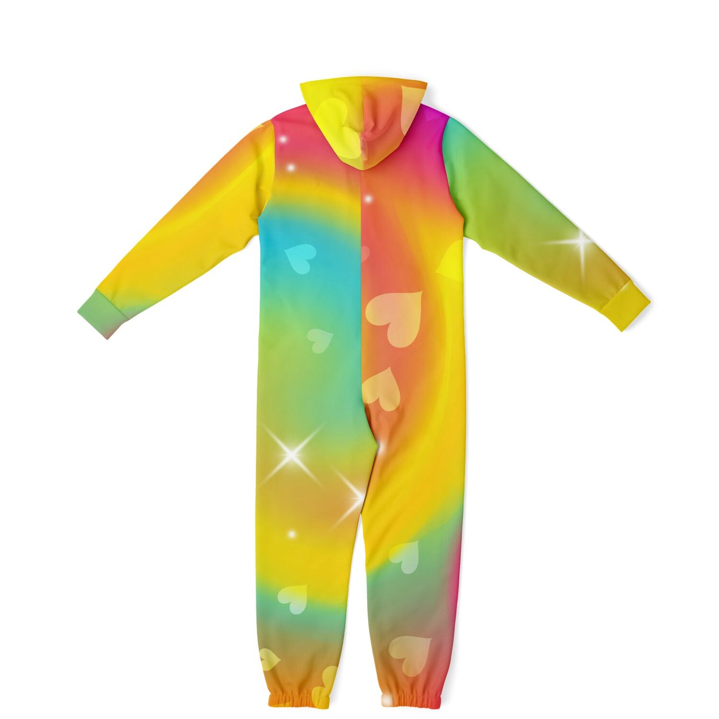 Hand-Made Be Mine Fashion Jumpsuit - Cosmic Valentine | Matching Dog Hoodie Available