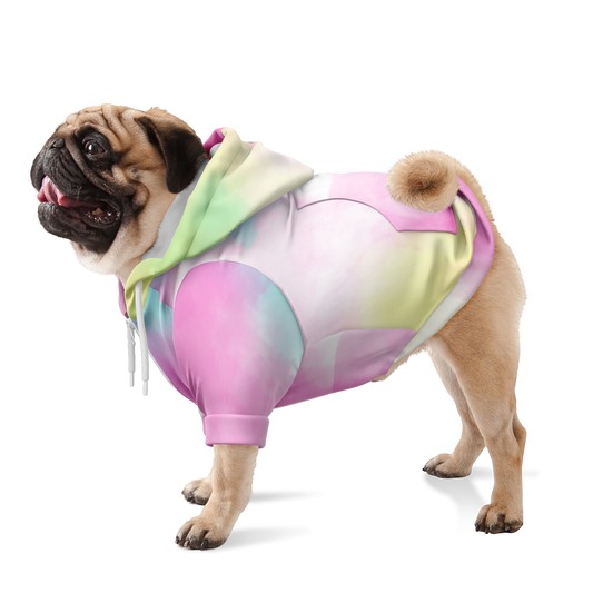 To-Dye-For Dog Hoodie | Strawberry Lemonade