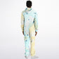 Hand-Made Be Mine Fashion Jumpsuit - Tie Dye 'N Glitter Hearts Print | Matching Dog Hoodie Available
