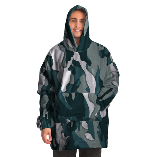 Hand-Made Snug Hoodie Wearable Blanket | Camo-Chic | 3D Camo
