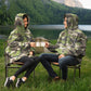 Hand-Made Snug Hoodie Wearable Blanket | Camo-Chic | Army Green