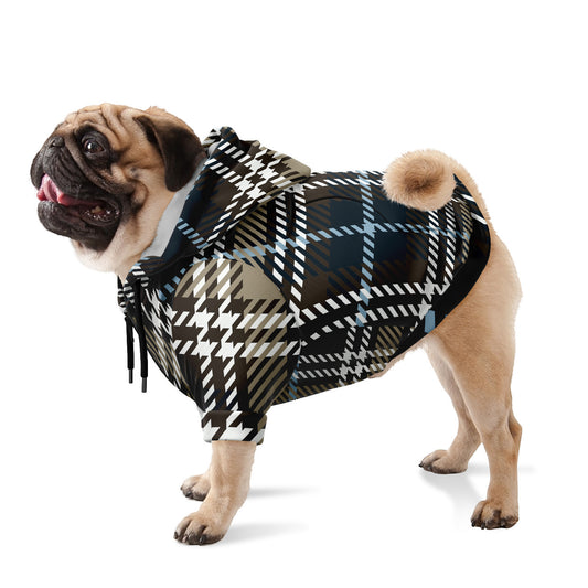 Classic Dog Hoodie | Classic Blue Tartan