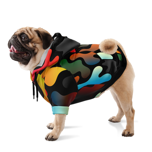Camo-Dog Hoodie | Pop Art Camo