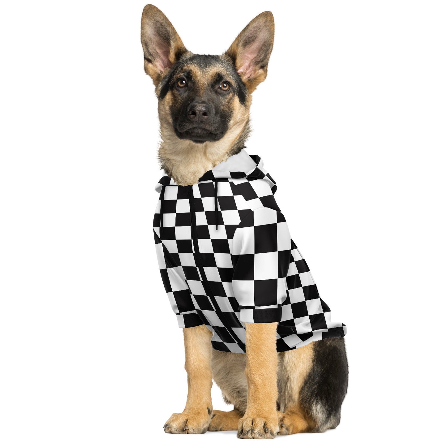 Dog Hoodie | E-Squared B&W