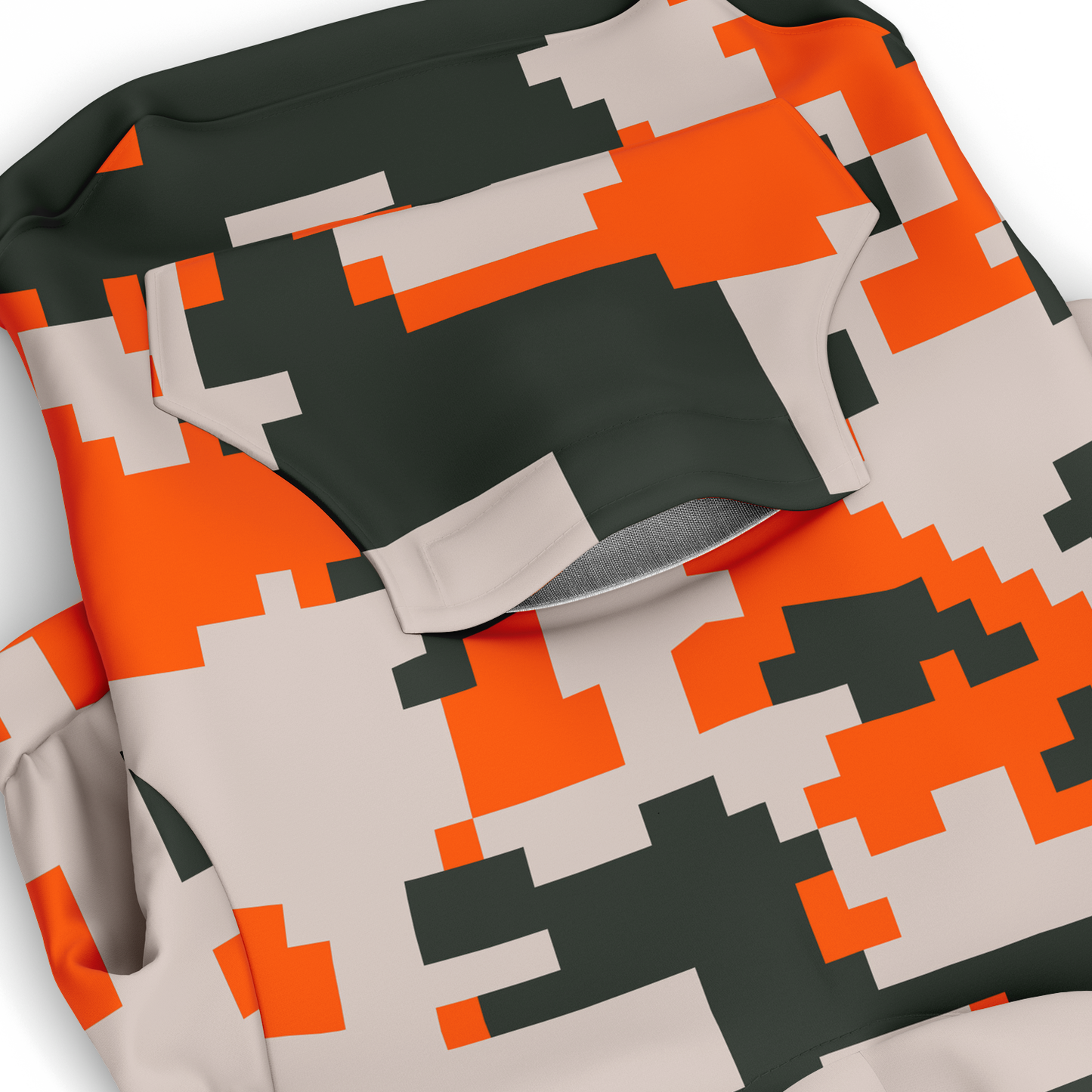 Camo-Dog Hoodie | Digital Orange