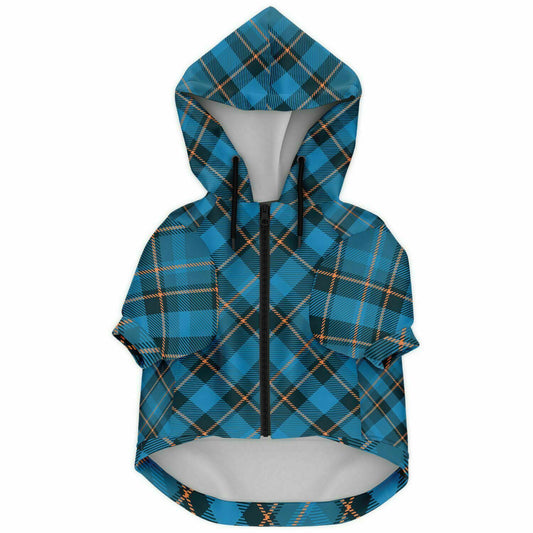 Tartan Pup Hoodie | Blue Boy