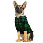 Classic Buffalo Plaid Dog Hoodie | Traditional Green II