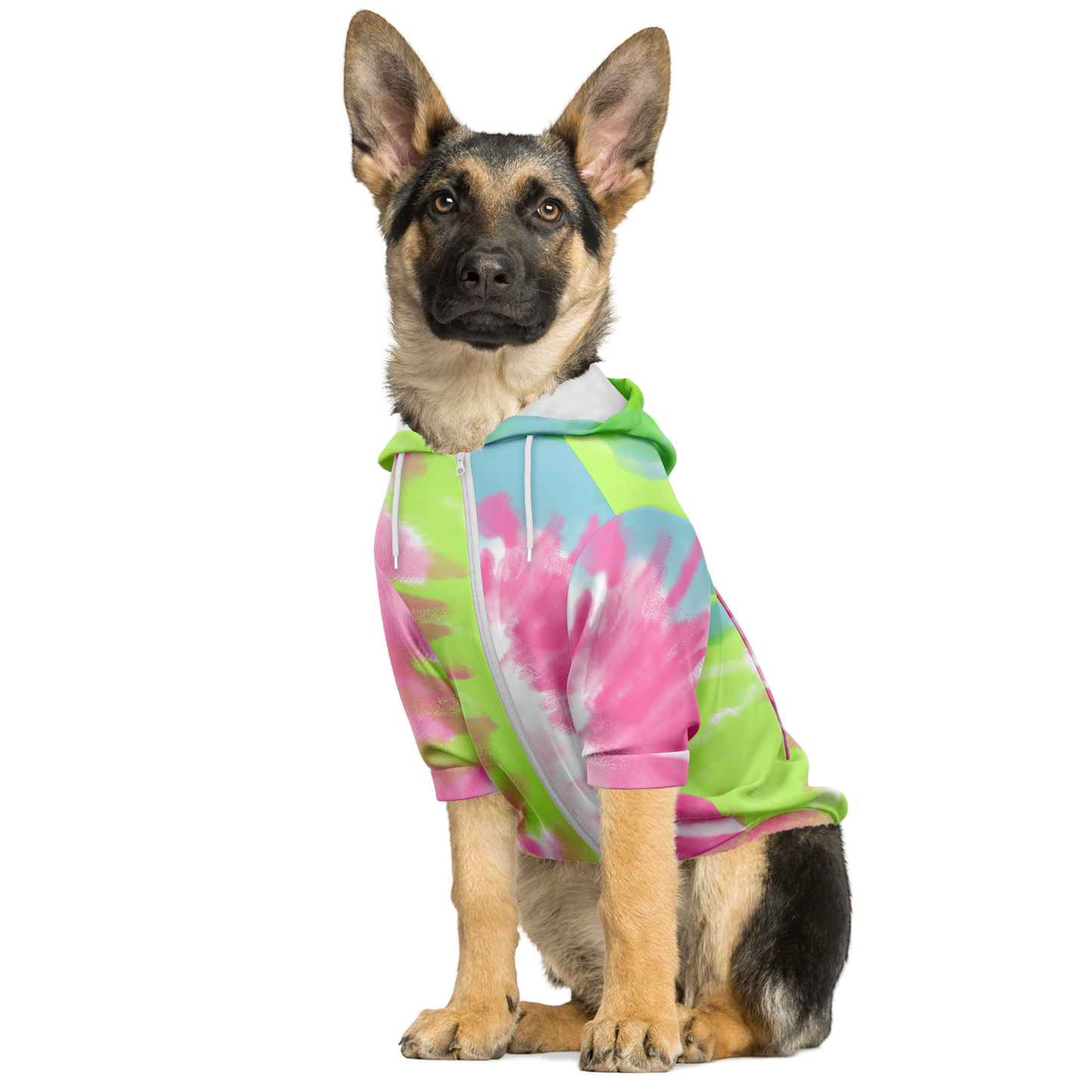 To-Dye-For Dog Hoodie | Apple