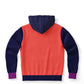 Hand-Made Color Block Hoodie | | Hooman | Regal