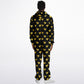 Hand-Made Be Mine Fashion Jumpsuit - Golden Hearts | Matching Dog Hoodie Available