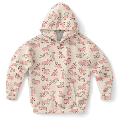 Youth Hoodie | Corgi Love