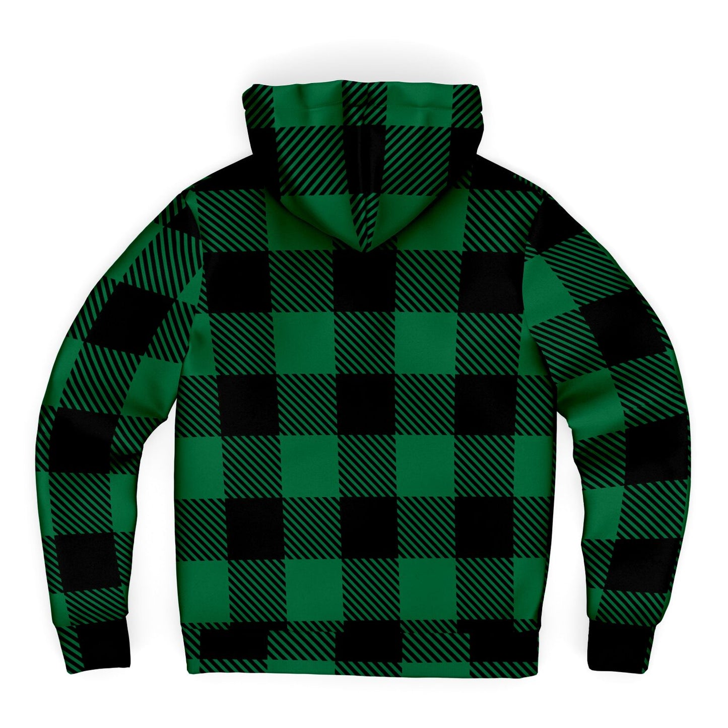 Classic Buffalo Plaid Dog Hoodie | Traditional Green