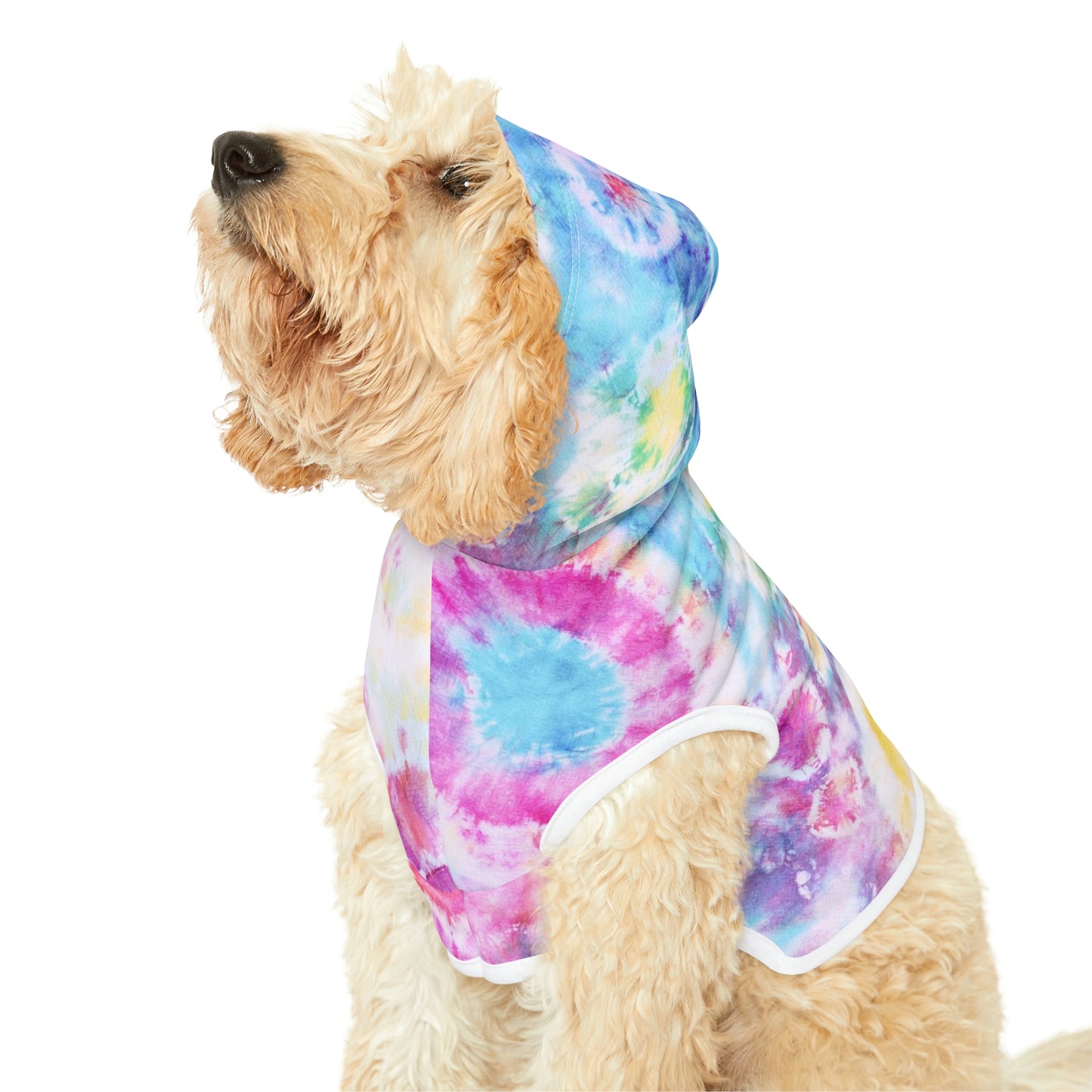 Tie Dye Matching Summer Dog Hoodie | Jewel