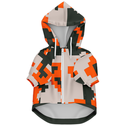 Camo-Dog Hoodie | Digital Orange