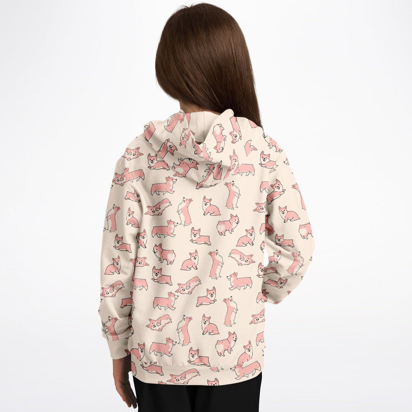 Youth Hoodie | Corgi Love