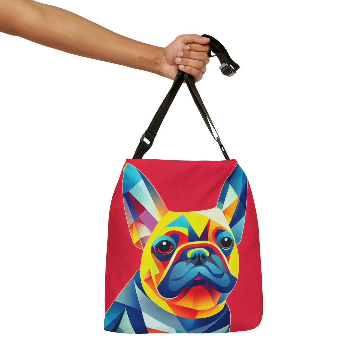 Frenchie Pop Art Print Tote Bag