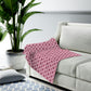 Velveteen Plush Blanket | Pink Frenchie