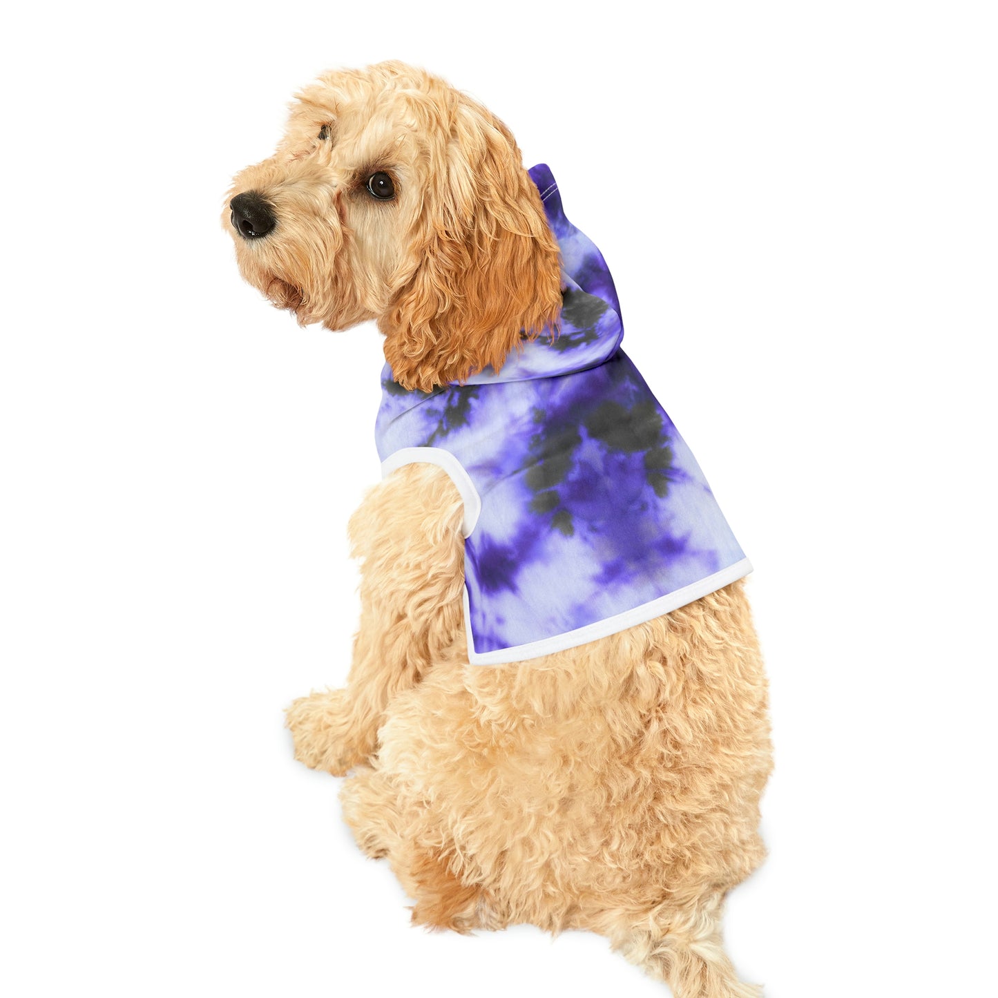 Tie Dye Matching Summer Dog Hoodie | Iris