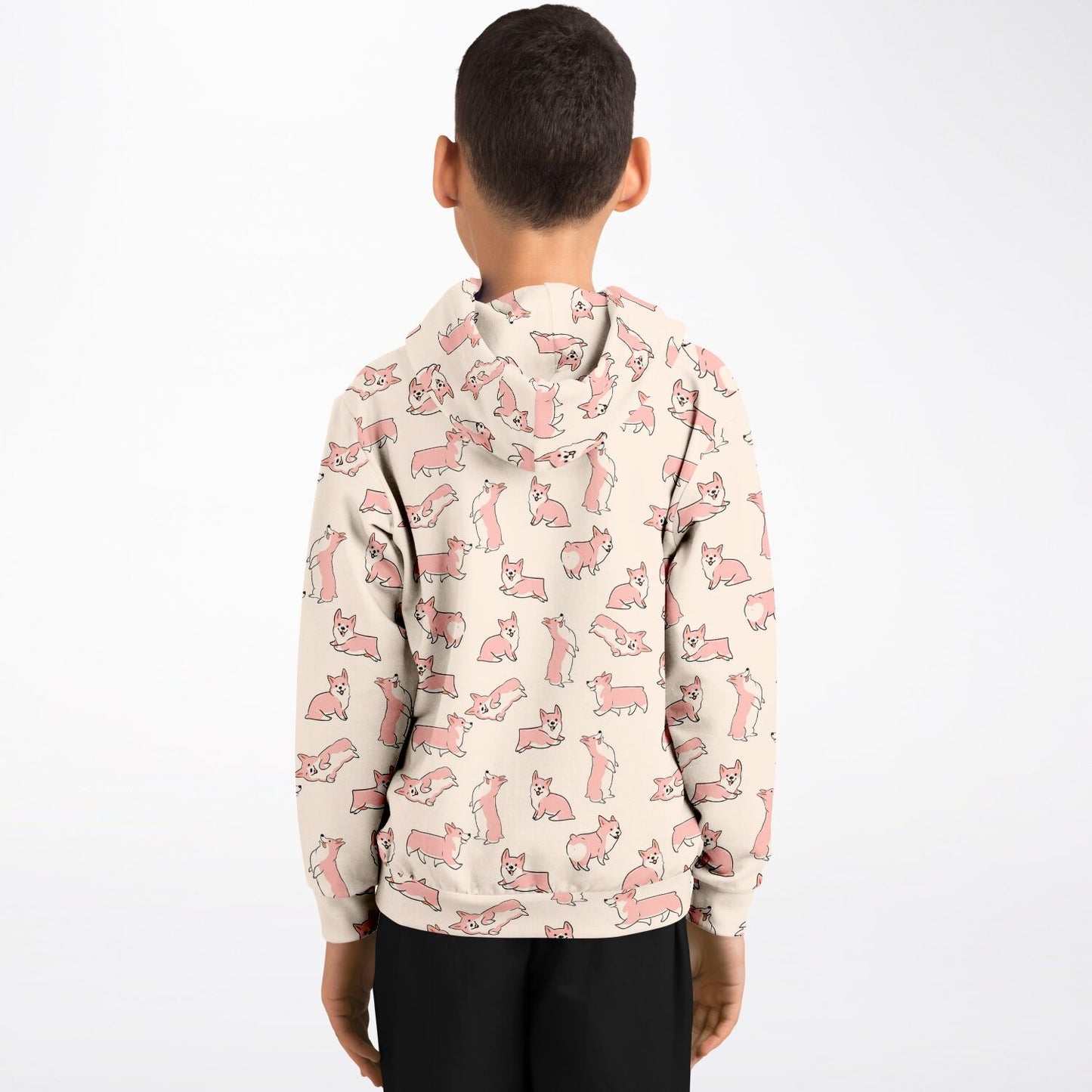 Youth Hoodie | Corgi Love