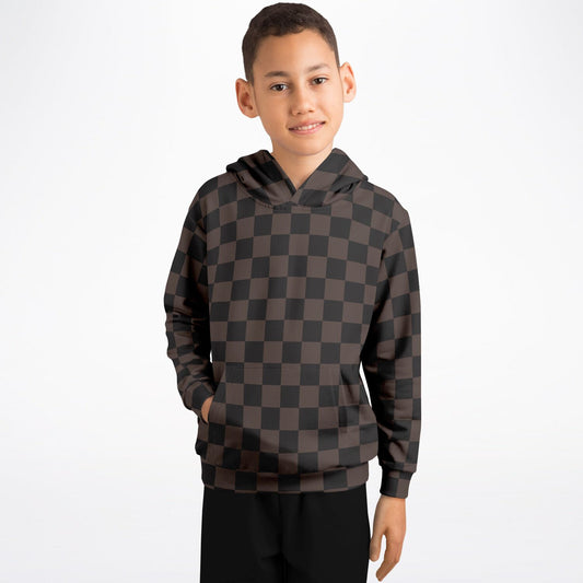 Youth Hoodie | E-Squared Brown
