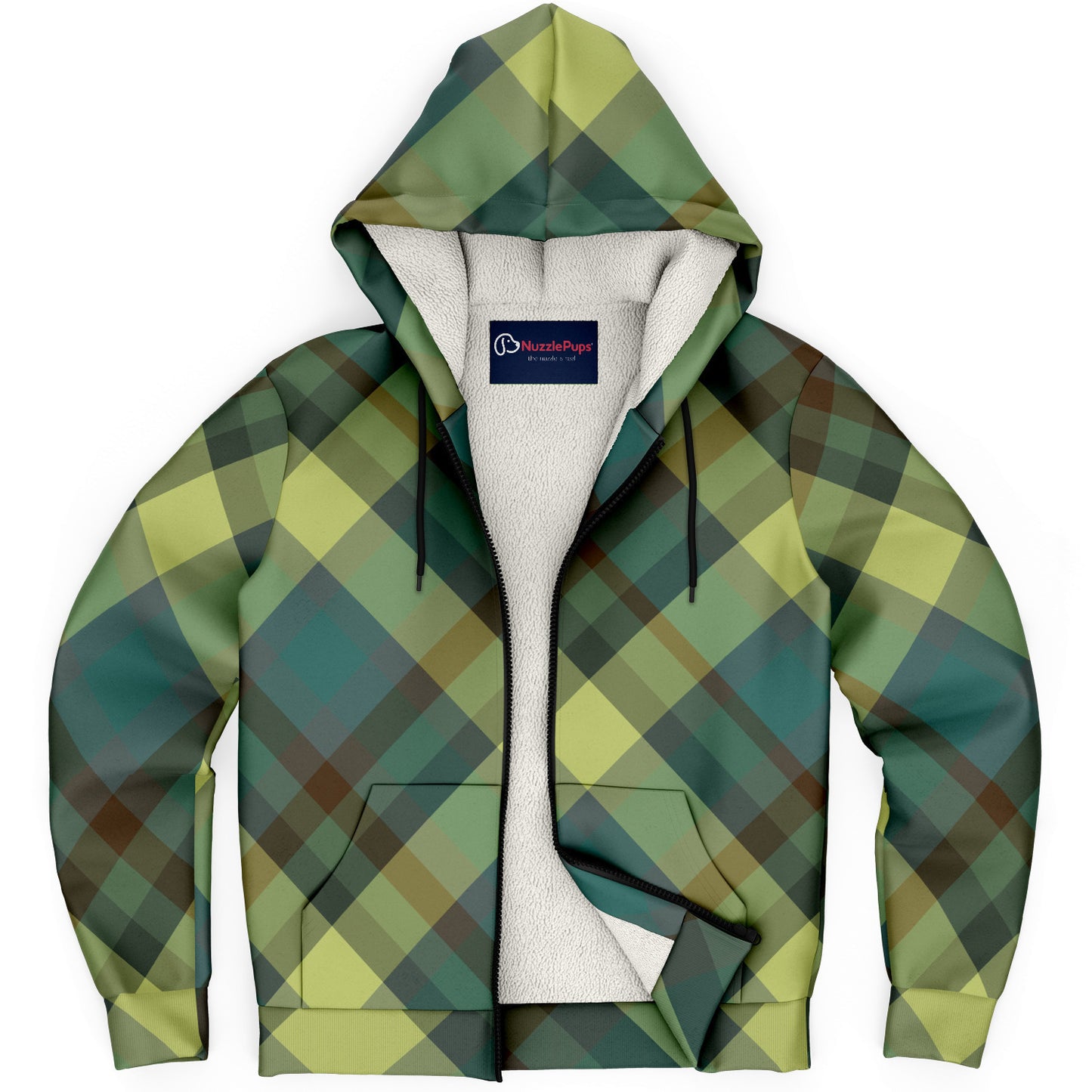 Hooman Microfleece Hoodie | New Forest Plaid