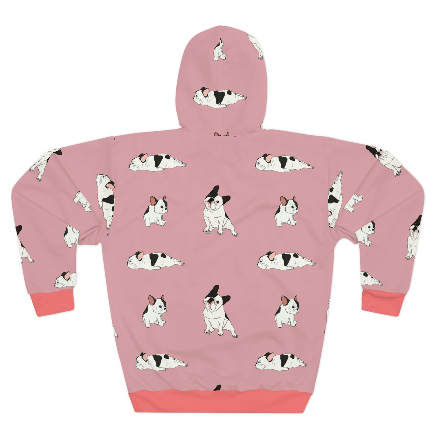 Frenchie Life Unisex All Over Print Pullover Hoodie