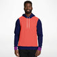 Hand-Made Color Block Hoodie | | Hooman | Regal